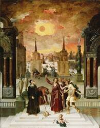 Denys l'Aréopagite convertit les philosophes païens (Antoine Caron) - Muzeo.com