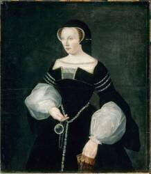 Diane de Poitiers (1499-1566) portant le deuil de son mari (François Clouet) - Muzeo.com
