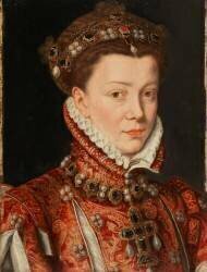 Elisabeth de Valois, femme de Philippe II d'Espagne (Antonio Moro (d'après)) - Muzeo.com