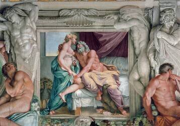 Fresque de Jupiter et Junon (Annibale Carracci) - Muzeo.com