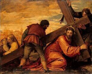 Jésus succombant sous le poids de la croix (Paul Véronèse) - Muzeo.com