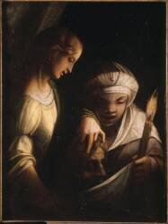 Judith et la servante (Antonio da Correggio) - Muzeo.com