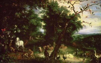 La chute de l'homme (Jan Brueghel l'Ancien) - Muzeo.com