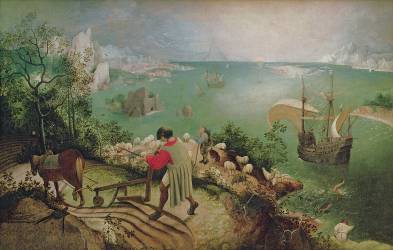 La Chute d'Icare (Pieter Brueghel l'Ancien) - Muzeo.com