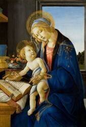 La Madone du livre (Sandro Botticelli) - Muzeo.com