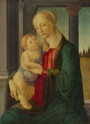 La Madone et l'enfant (Sandro Botticelli) - Muzeo.com