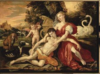 La mort d'Adonis (Martin de Vos) - Muzeo.com