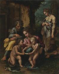 La Sainte Famille (Giulio Romano) - Muzeo.com