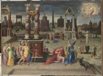 La sibylle de Tibur (Antoine Caron) - Muzeo.com