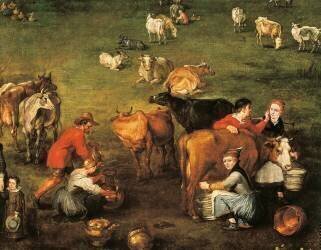 La vie des paysans (Jan Brueghel l'Ancien) - Muzeo.com