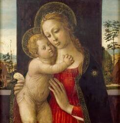 La Vierge à l'Enfant (Maître du Tondo Miller) - Muzeo.com
