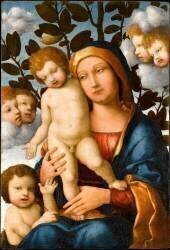 La Vierge et l'Enfant (Zenone Veronese) - Muzeo.com