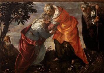 La Visitation (Le Tintoret) - Muzeo.com