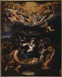 L'adoration des bergers. (Annibale Carracci) - Muzeo.com