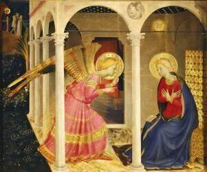 L'Annonciation de Cortone (Fra Angelico) - Muzeo.com