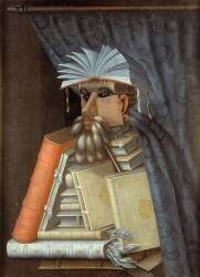 Le Bibliothécaire (Giuseppe Arcimboldo) - Muzeo.com