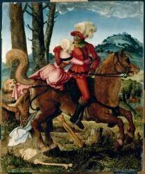 Le Chevalier, la jeune fille et la Mort (Hans Baldung) - Muzeo.com