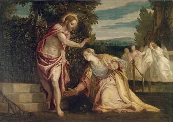 Le Christ apparaissant à la Madeleine - Noli me tangere (Paul Véronèse) - Muzeo.com