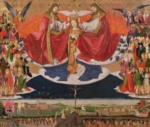 Le Couronnement de la Vierge (Enguerrand Quarton) - Muzeo.com