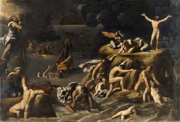 Le Déluge (Antonio Carracci) - Muzeo.com