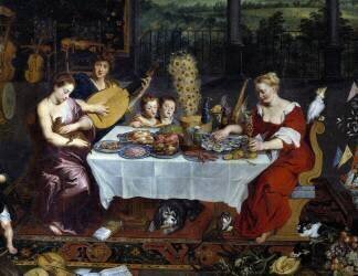 Le goût (Jan Brueghel l'Ancien) - Muzeo.com