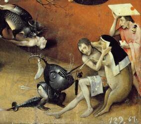 Le jardin des Délices (détail) (Jérôme Bosch) - Muzeo.com