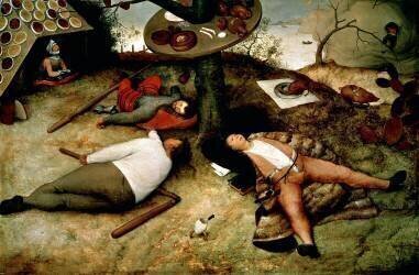 Le Pays de Cocagne (Pieter Brueghel l'Ancien) - Muzeo.com