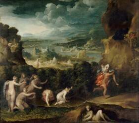 L'Enlèvement de Proserpine (Nicolò dell'Abate) - Muzeo.com