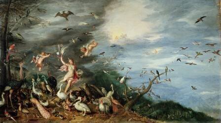 Les quatre éléments : allégorie de l'air (Jan Brueghel l'Ancien) - Muzeo.com