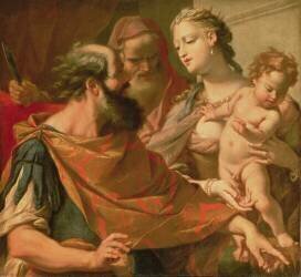 Moïse marchant sur la couronne de Pharaon (Sebastiano Ricci) - Muzeo.com