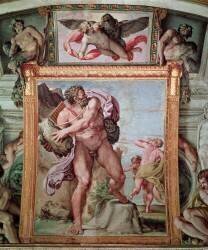 Polyphème attaquant Acis et Galatée (Annibale Carracci) - Muzeo.com