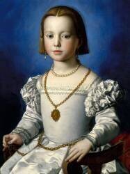 Portrait of Bia de Medici (1537-1542) (Bronzino) - Muzeo.com