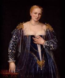 Portrait de femme dit La Belle Nani. Avec cadre. (Paul Véronèse) - Muzeo.com