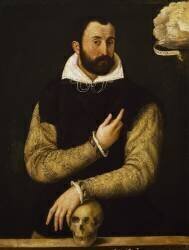 Portrait de Girolamo Rossi (Luca Longhi) - Muzeo.com