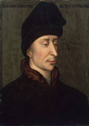 Portrait de Jean sans Peur, duc de Bourgogne (1371-1419) (anonyme) - Muzeo.com
