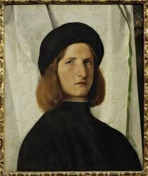 Portrait de jeune homme (Lorenzo Lotto) - Muzeo.com