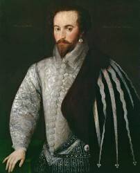 Portrait de Monsieur Walter Raleigh (1554-1618) (anonyme) - Muzeo.com