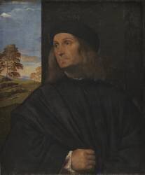 Portrait du peintre vénitien Giovanni Bellini (Titien) - Muzeo.com