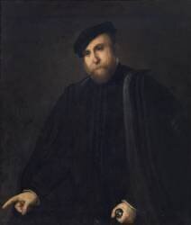 Portrait d'un gentilhomme (Lorenzo Lotto) - Muzeo.com