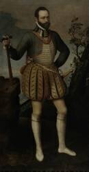 Portrait d'un homme en armure (Ecole italienne) - Muzeo.com