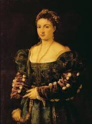 Portrait d'une femme (Titien) - Muzeo.com