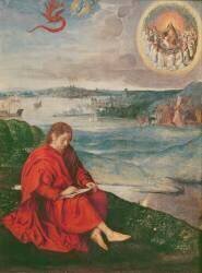 Saint John of Patmos (Adriaen Isenbrant) - Muzeo.com