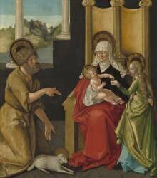 Sainte Anne avec l'enfant Jésus (Hans Baldung) - Muzeo.com