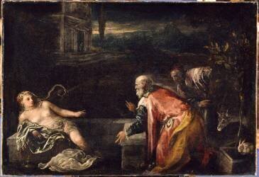 Suzanne et les vieillards (Jacopo Bassano) - Muzeo.com