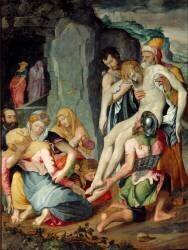 The Tomb Painting by Jacopo del Conte (Jacopino del Conte) - Muzeo.com