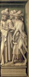Trois Pharisiens avec une Pièce de Monnaie de César (Rogier van der Weyden) - Muzeo.com