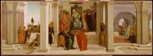 Trois scènes de l'histoire d'Esther (Filippino Lippi) - Muzeo.com