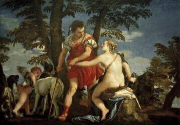 Vénus et Adonis (Paul Véronèse) - Muzeo.com