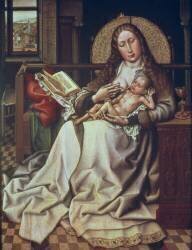 Vierge à l'écran d'osier (Robert Campin) - Muzeo.com