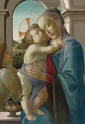 Vierge à l'Enfant avec un ange (Sandro Botticelli) - Muzeo.com